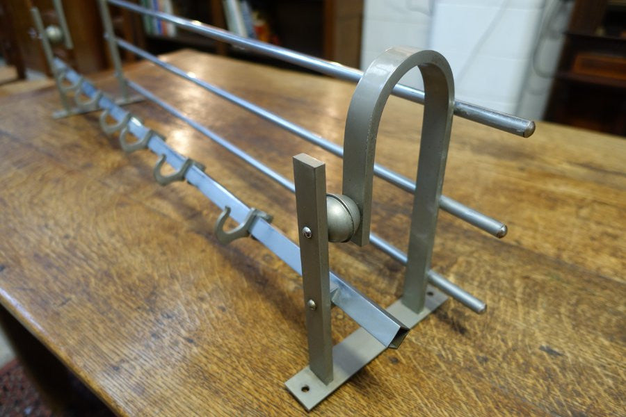 Chrome Art Deco Coat Rack