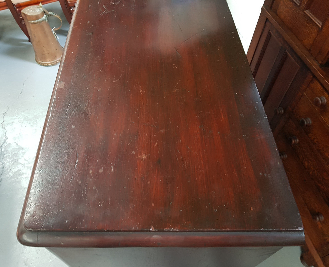 Victorian Cedar Chest Of Five Drawers