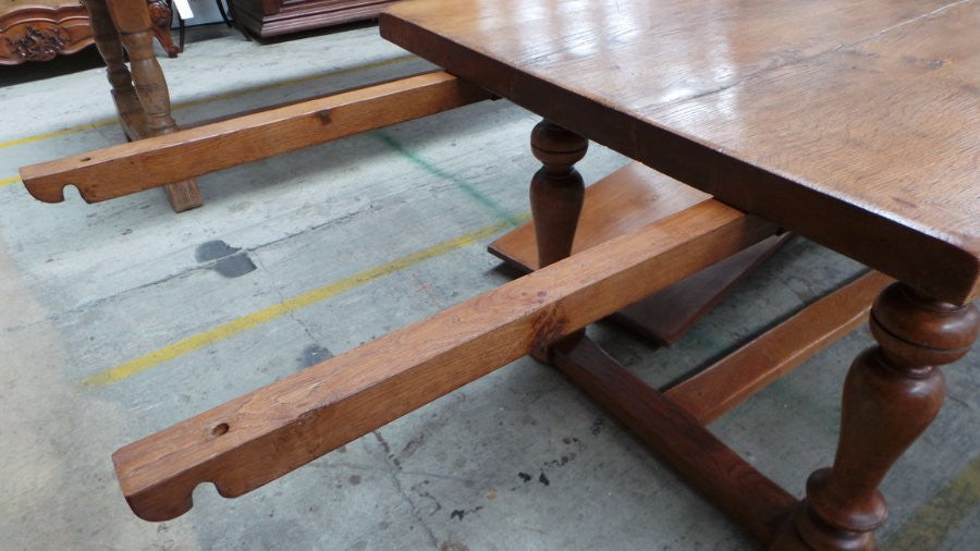 French Oak Dining Extension Table