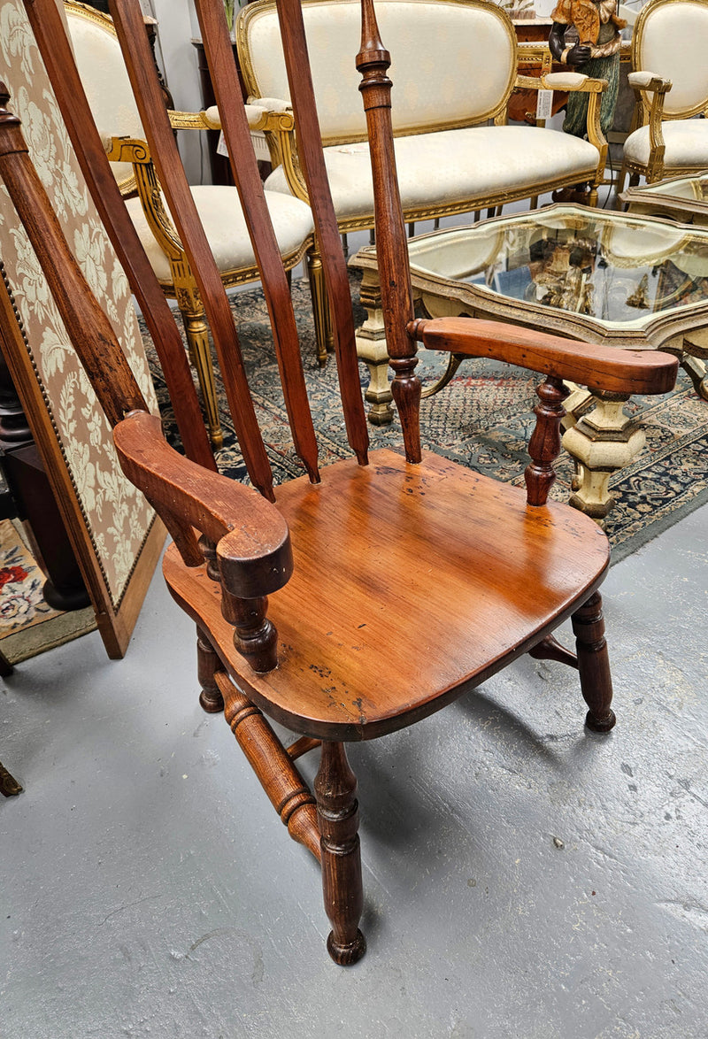 Australian Blackwood Colonial Smokers Chair