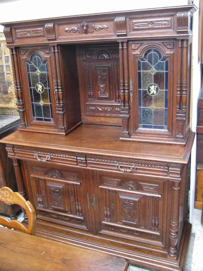 Henry II French Oak Sideboard