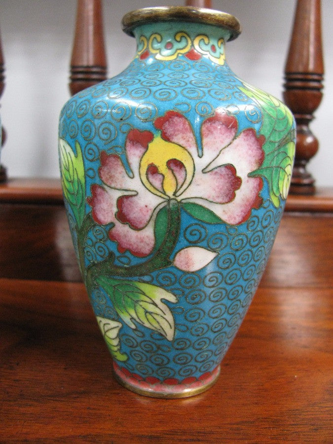 Pair of Antique Cloisonne Vases