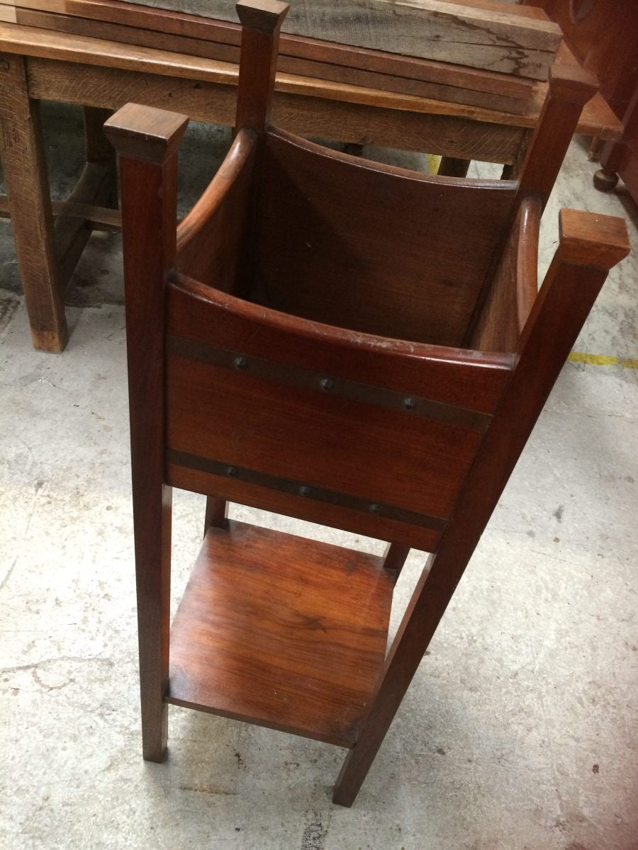 Black Wood Arts And Crafts Planter