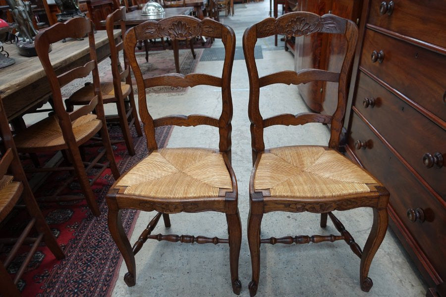 Set Of 8 French Dining Chairs