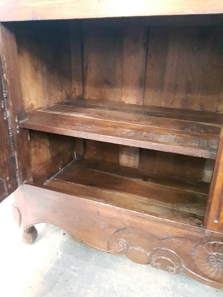 French Oak Two Door Sideboard