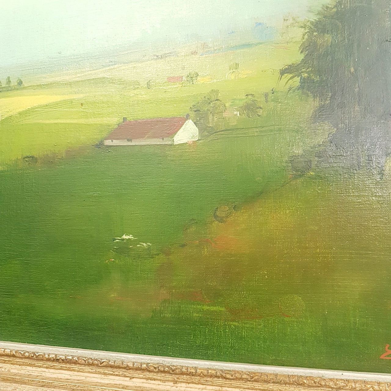 Stunning French Framed Oil On Canvas By Belgian Artist (Staf Stientjes)