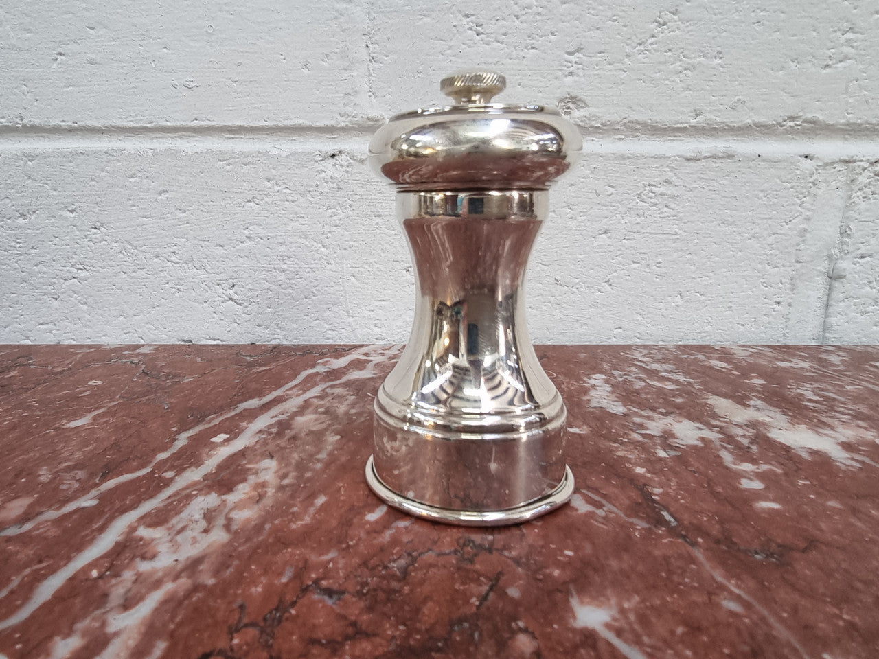 Vintage Sterling Silver Pepper Grinder Hallmarked