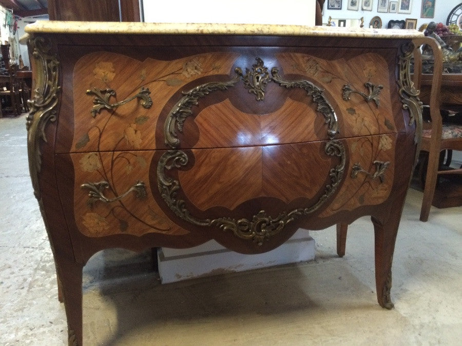 French 19th Century Marquetry Commode