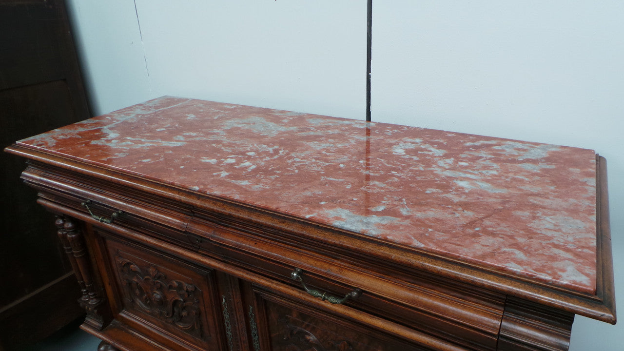 Antique 19th Century French Walnut Buffet