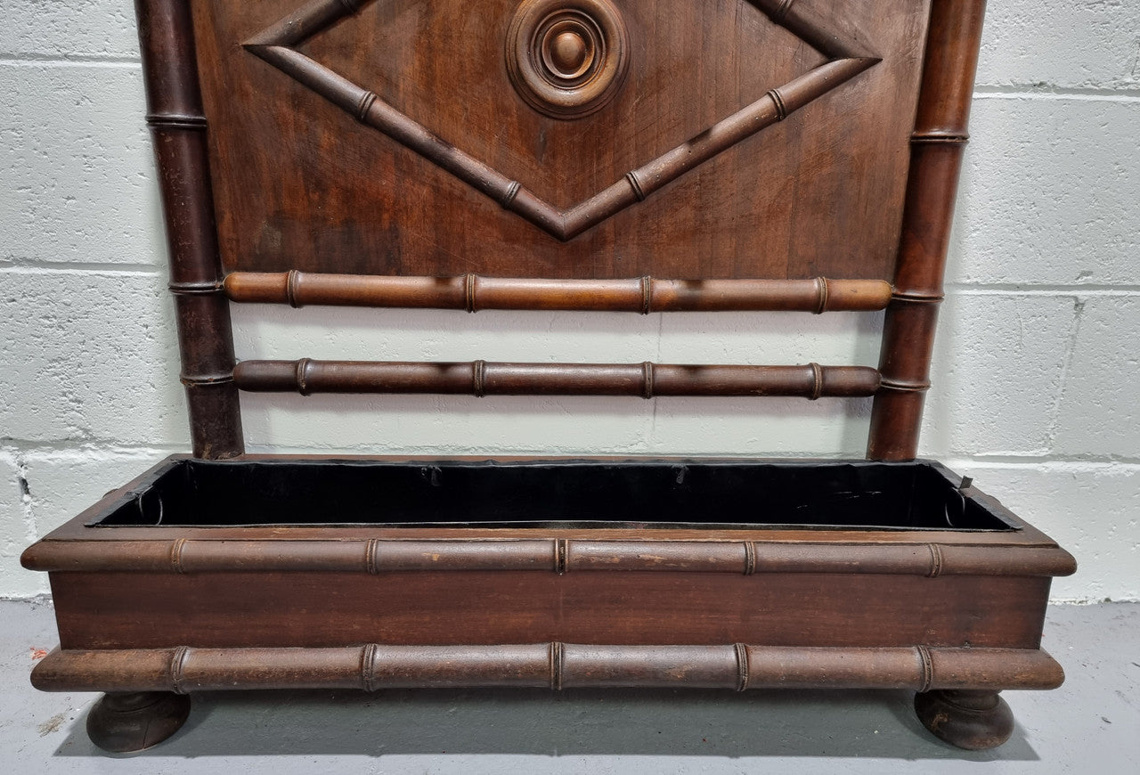 Stunning Antique French Faux Bamboo Hallstand