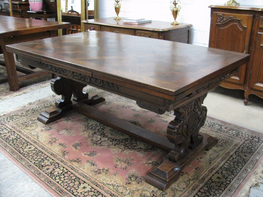 French Oak Dining Table