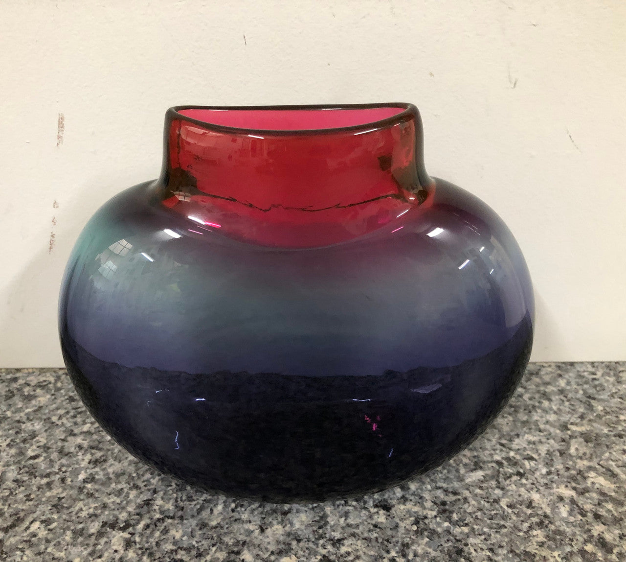 Signed Art Glass Vase