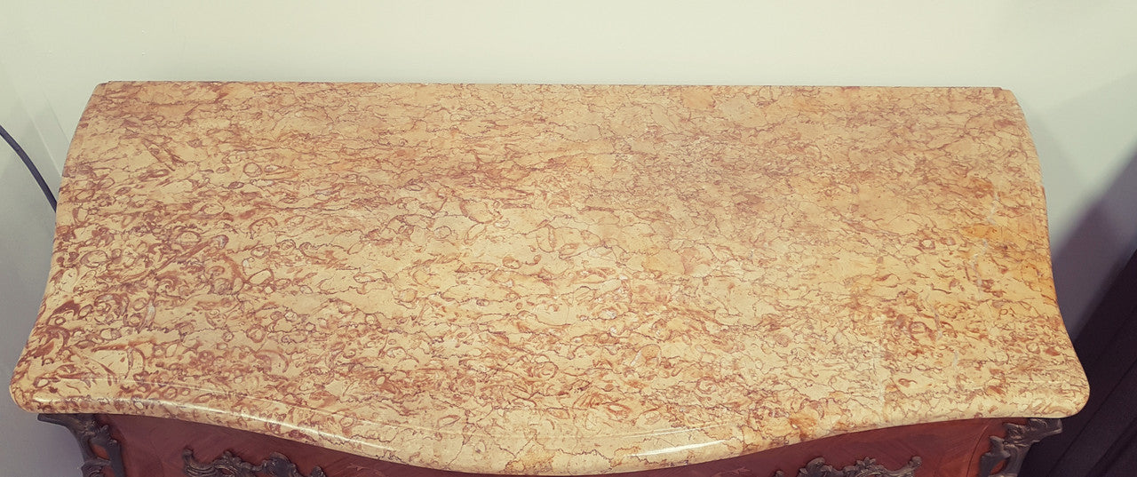 French Marquetry Inlaid Commode