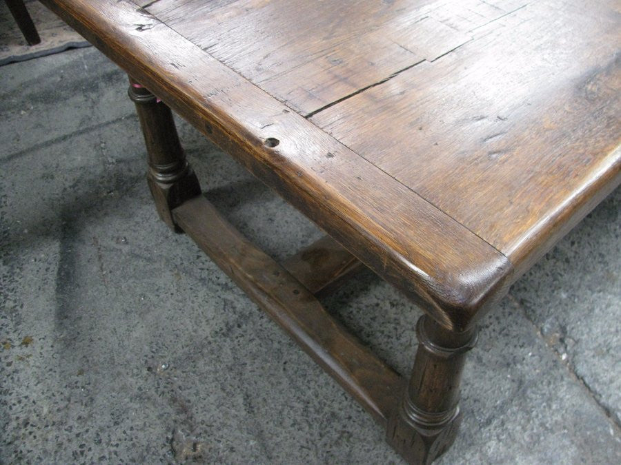 French Provincial Oak Large Coffee Table