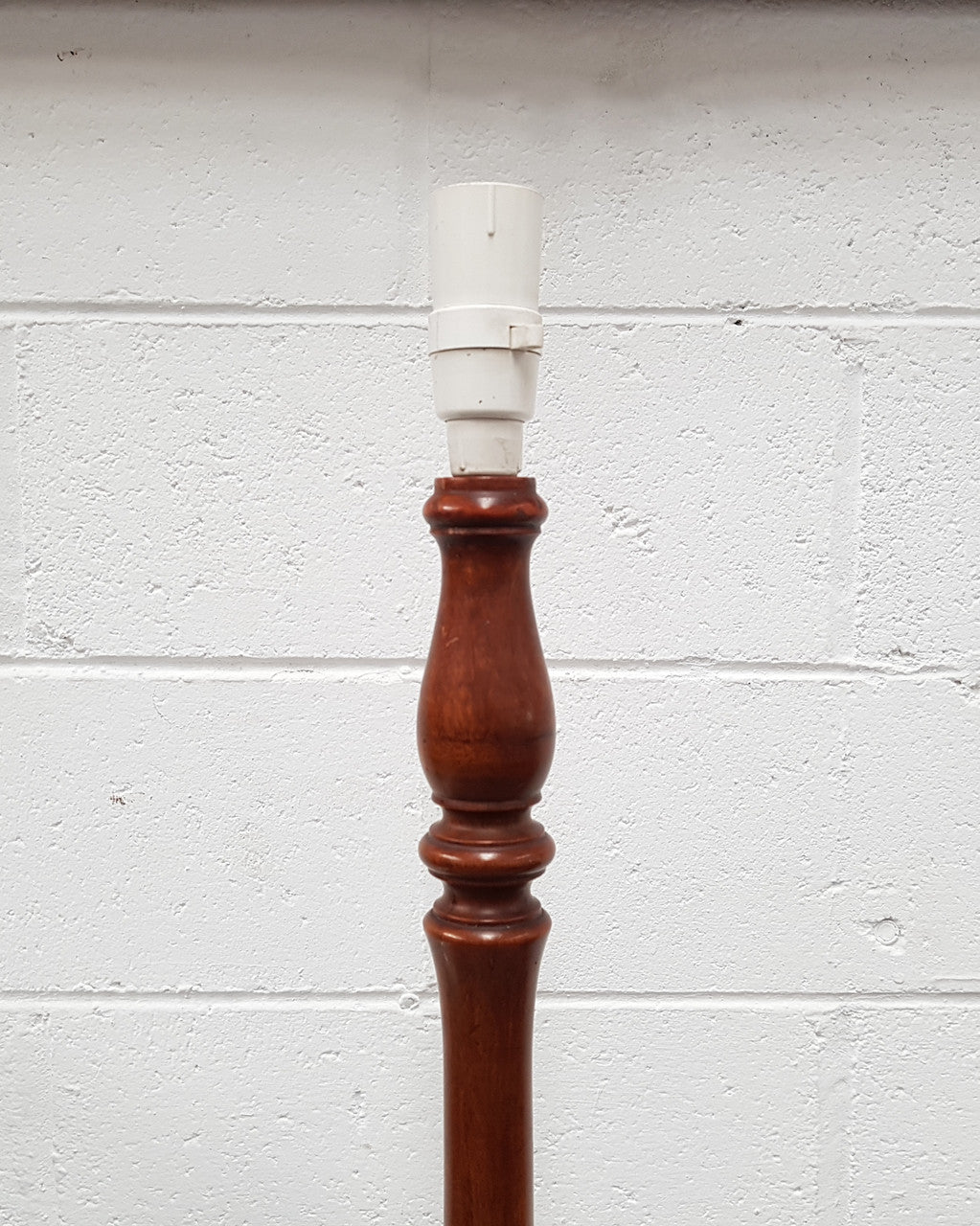 Antique Oak Standard Lamp