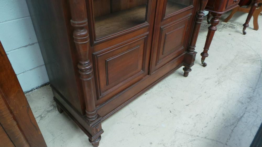 Antique French Walnut Bookcase