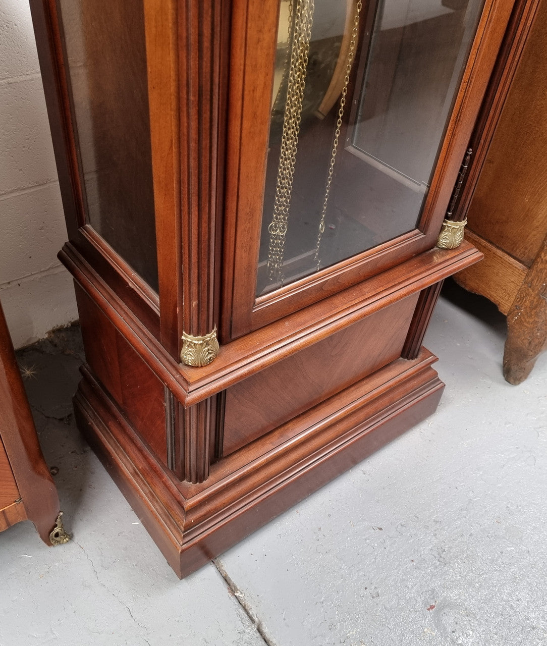 Howard Miller Grandfather "The Durham" Clock Model 610-292. In good original condition and comes with original directions, warranty card and registration card.