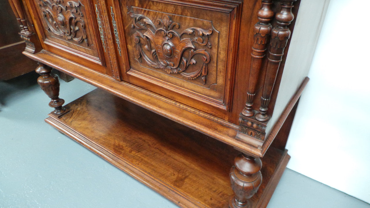Antique 19th Century French Walnut Buffet