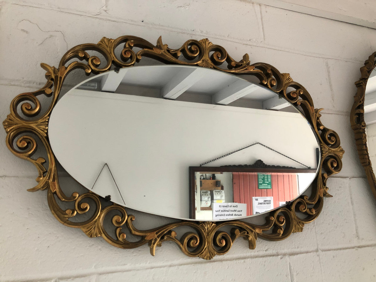 Vintage wall mirror