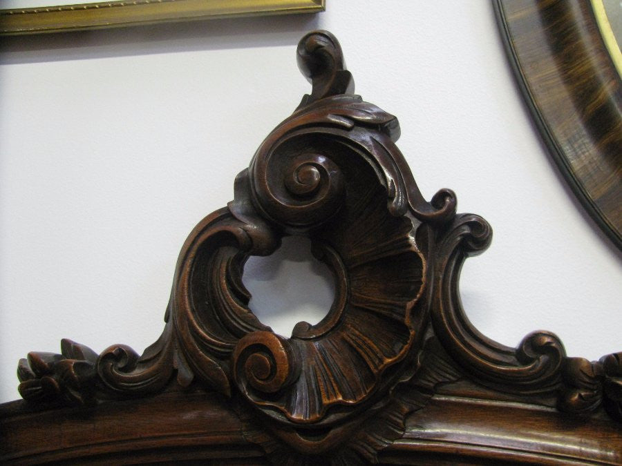 French Walnut Louis XV Style Bed