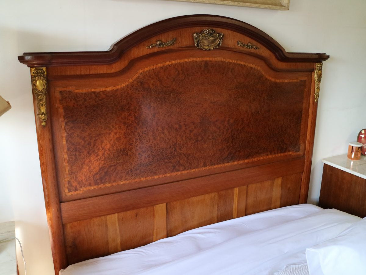 French Elm Queen Size Bed