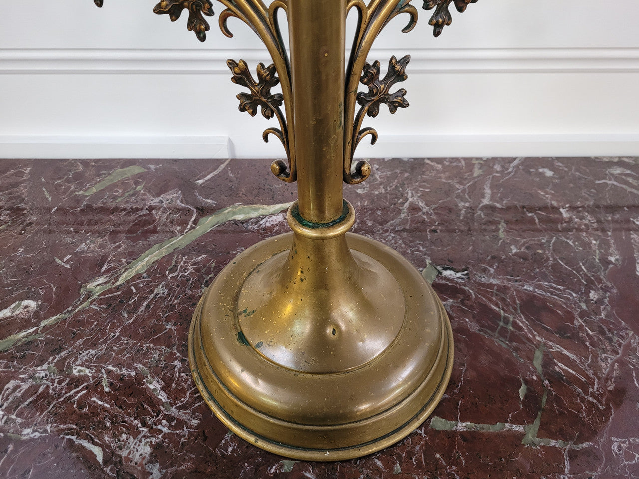 Rare Antique French brass Bible/Book stand in the Gothic style. In good original condition.
