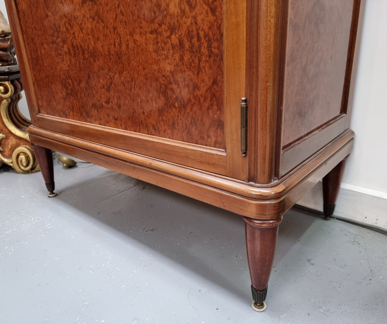 Elegant Louis XVI Style Vitrine Display Cabinet