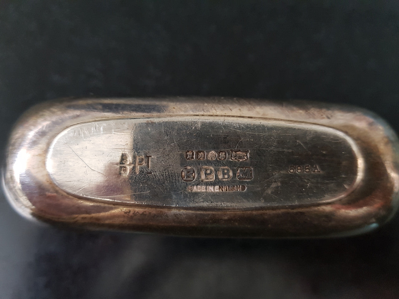 Rare Size Antique James Dixon & Sons Sheffield Quality Made Hip Flask