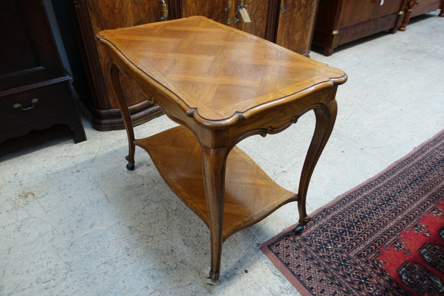 French Oak Auto Trolley