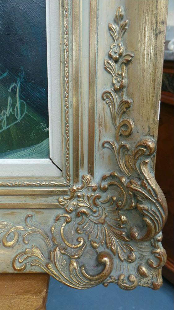 Impressive Belgium Still Life Oil On Board