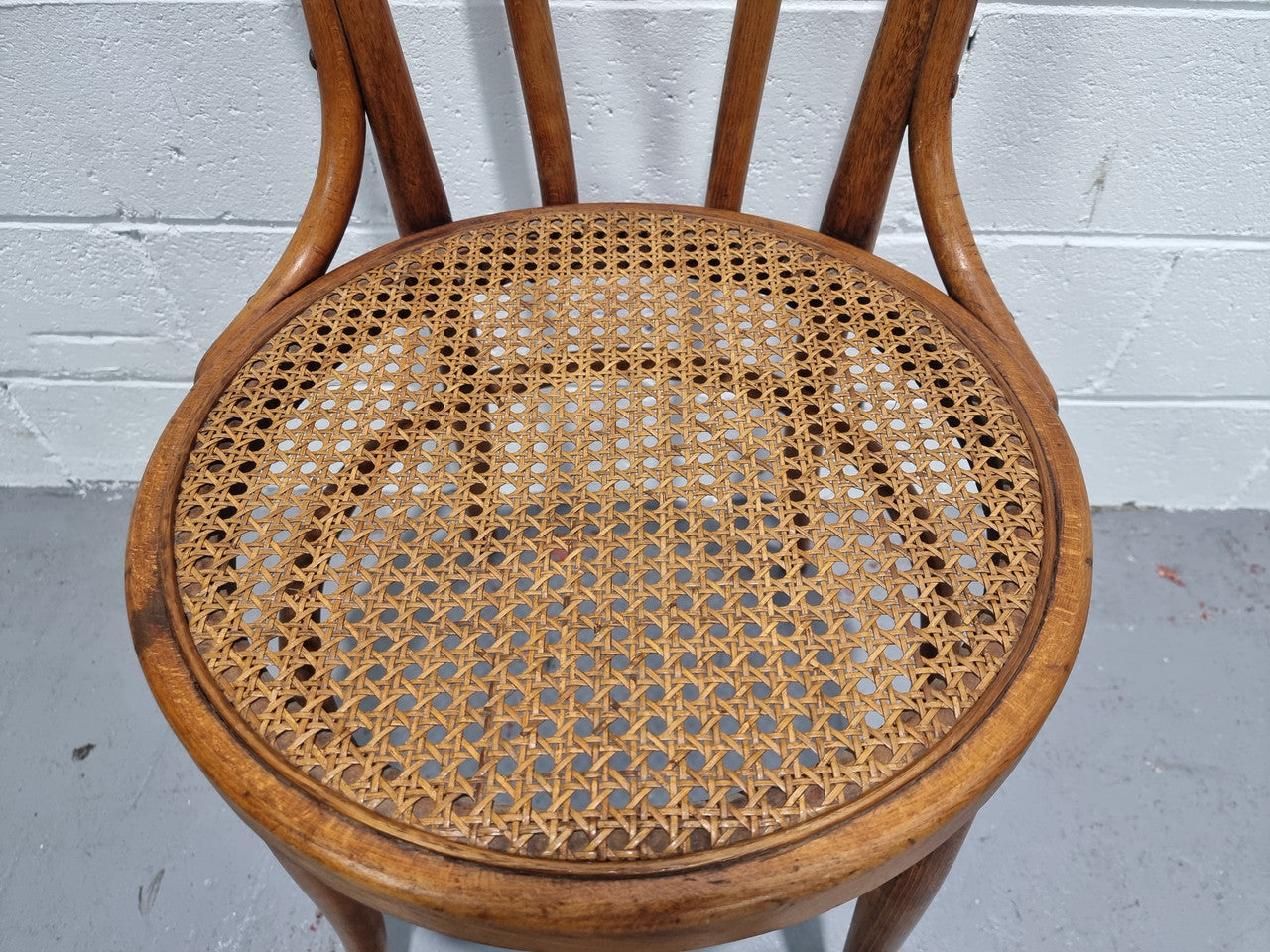 Bentwood chair with cane inset seat clean and is in good condition.