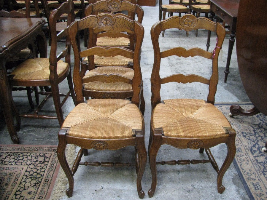 French Provincial Dining Chairs Set 6