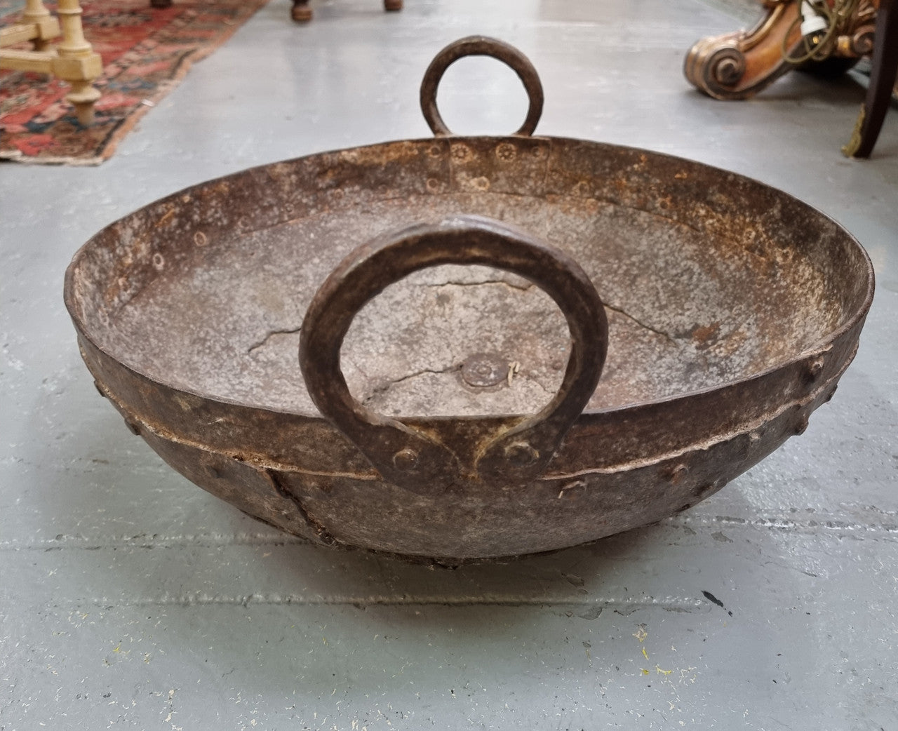 Early 19th Century Cast Iron Handled Pan