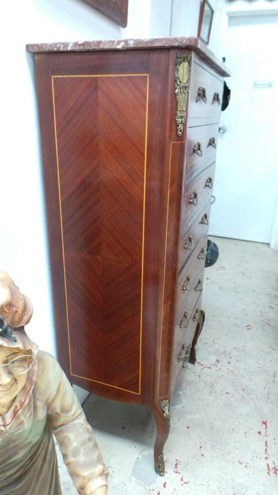 French Mahogany Semainier-2