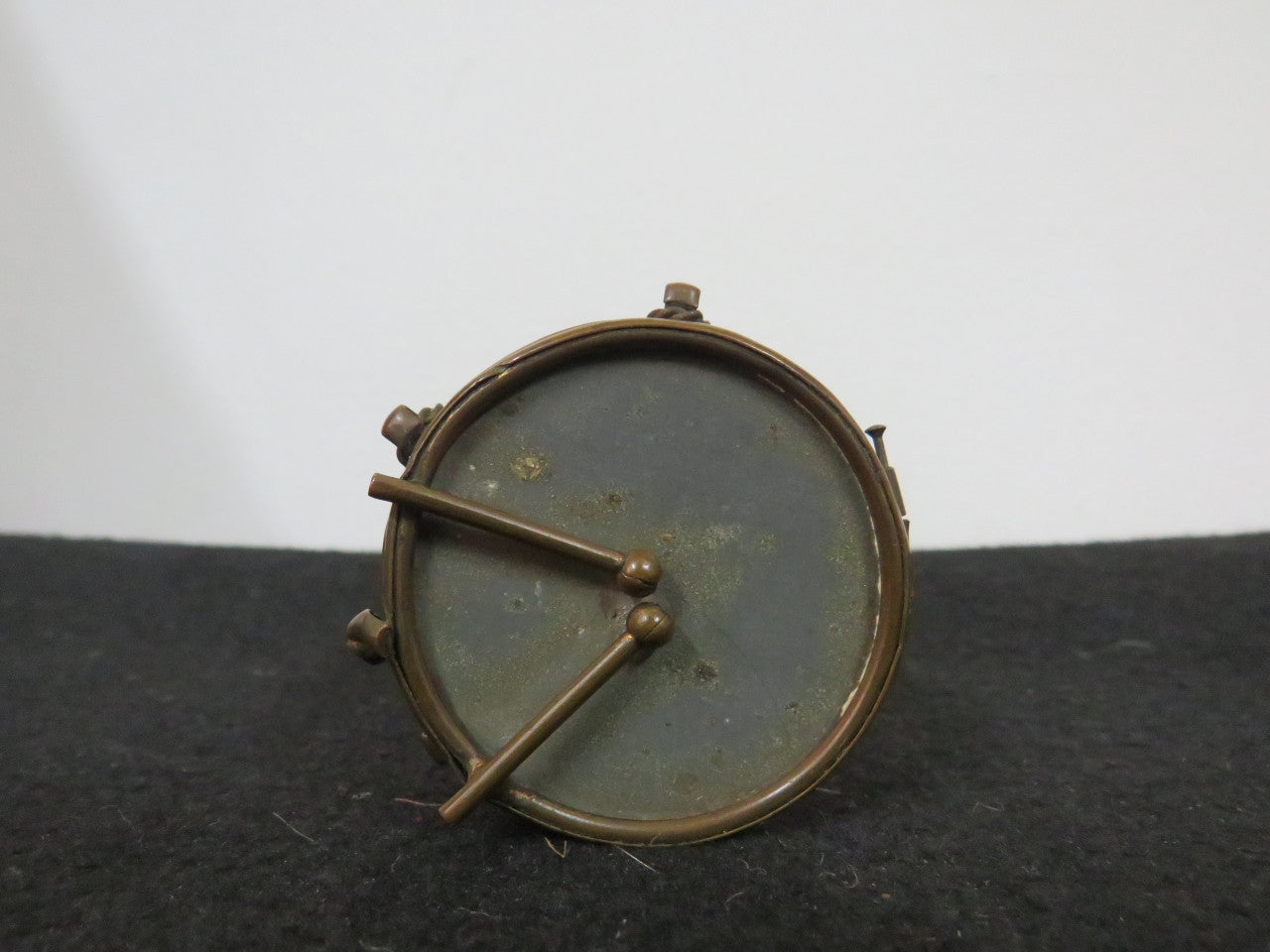 Very Rare Victorian Ruby Glass & Brass Trinket Box