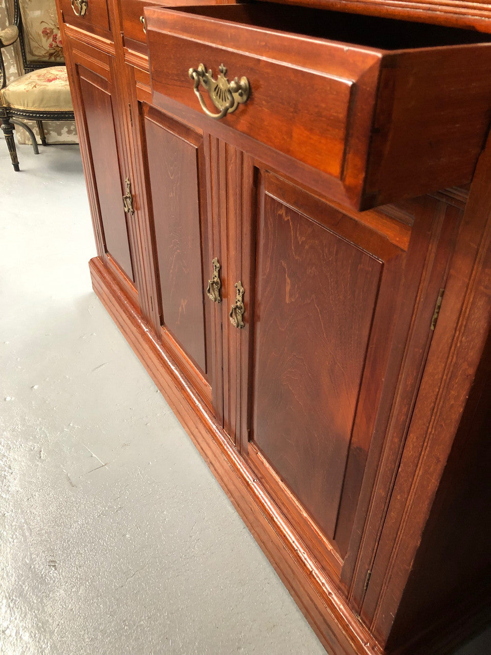 Attractive Late Victorian-Edwardian Cedar Book Case