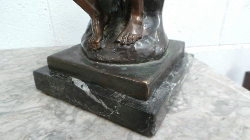 Antique Bronze Male Statue