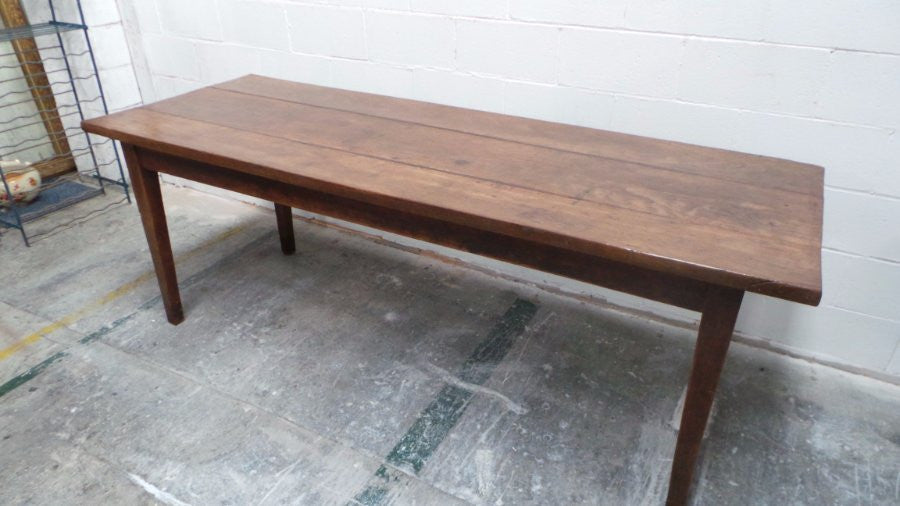 Antique French Cherrywood Dining Table