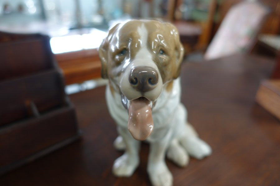 St Bernard Dog Statue