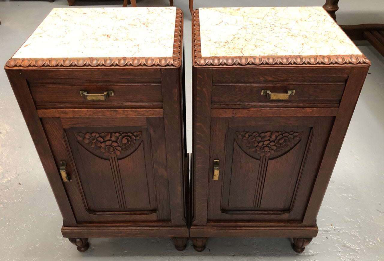 Superb Pair Of Art Deco Bedsides