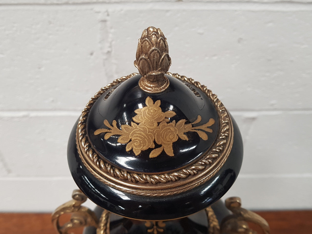Vintage Sevres Style Hand Painted Vase