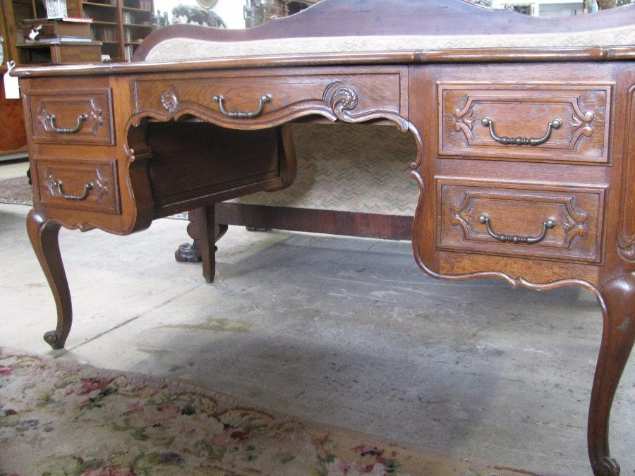 Louis XV Style Parquetry Top Desk