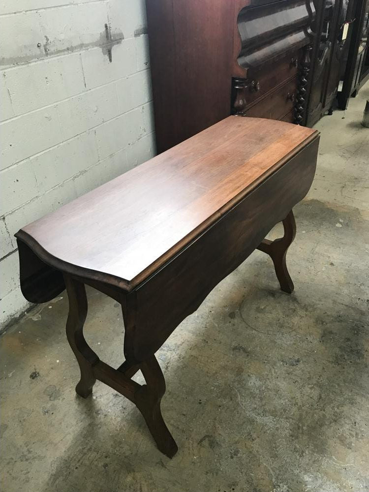 Mahogany Drop Leaf Side Table