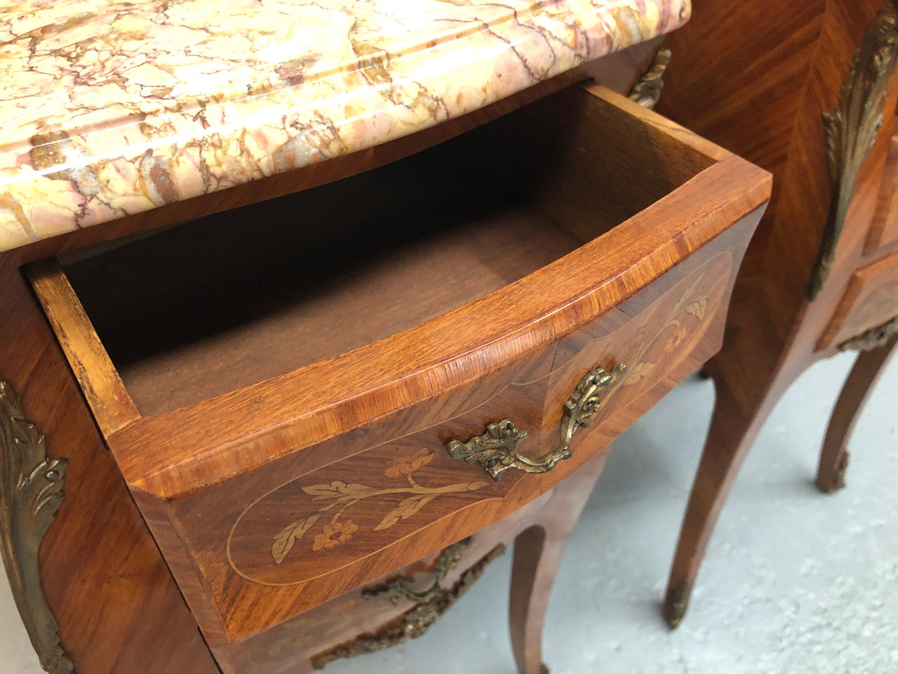 Pair of French Mini Commode Bedsides