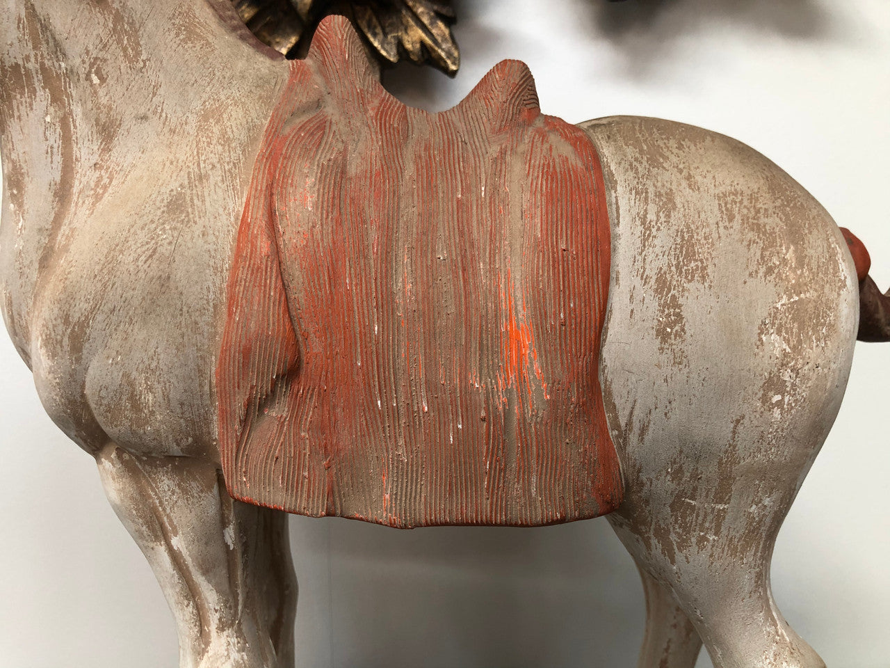Detailed terracotta copy of Tang Dynasty horse. In good original condition.