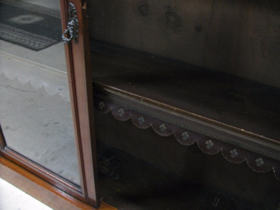 English Walnut Bookcase