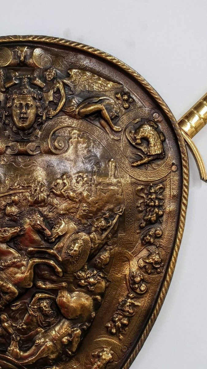 Antique Copper Shield