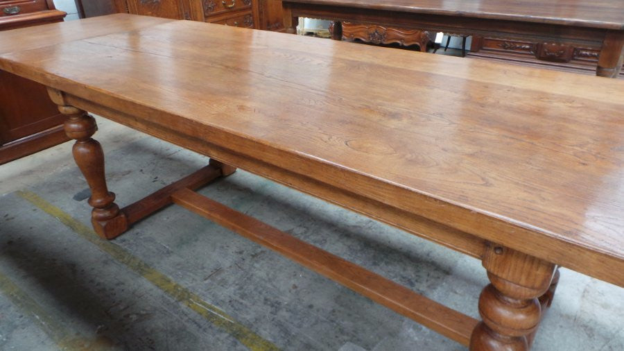 French Oak Dining Extension Table