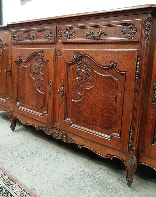 French Antique Louis XV Style Sideboard