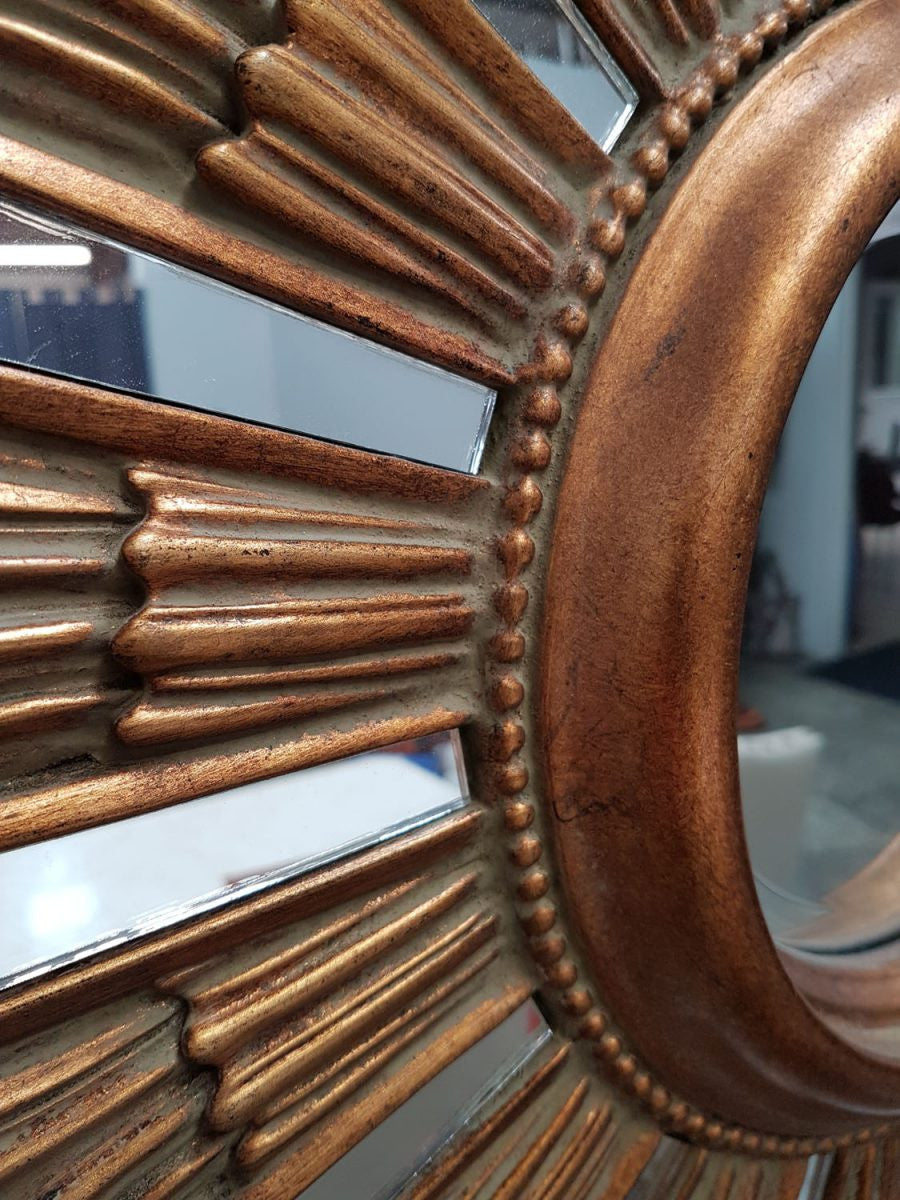 Gilt Star Decorative Mirror